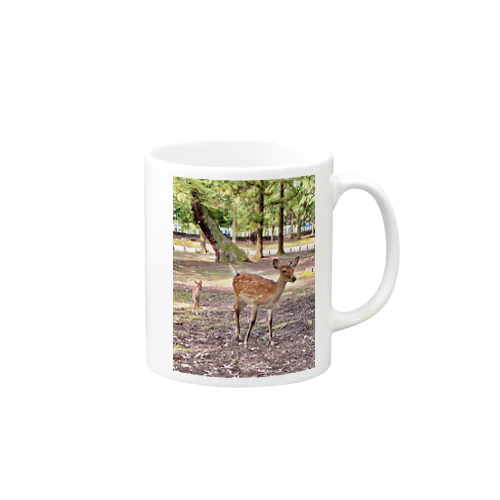 鹿の親子🦌 Mug