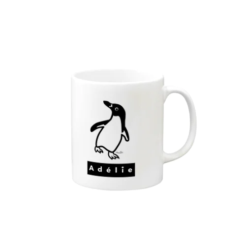 Adélie Penguin (+logo B) マグカップ