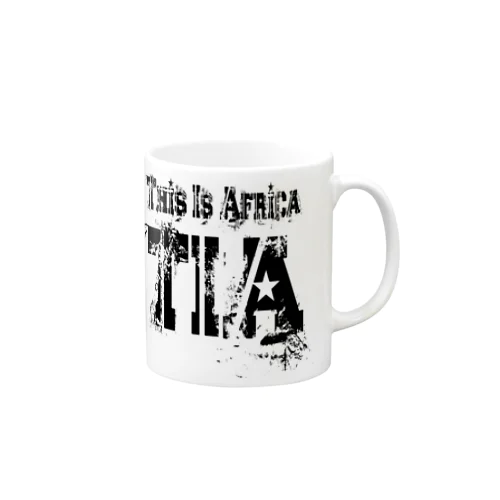 TIA (This is Africa) これがアフリカだぁ!! (ブラック)  Mug