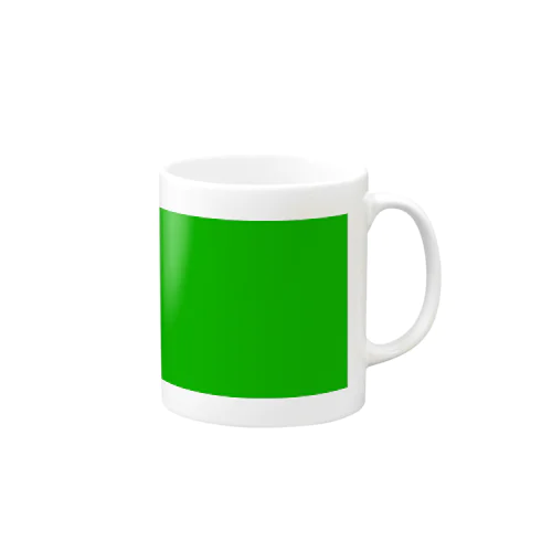 黒×緑 ２色バイカラー マグカップ