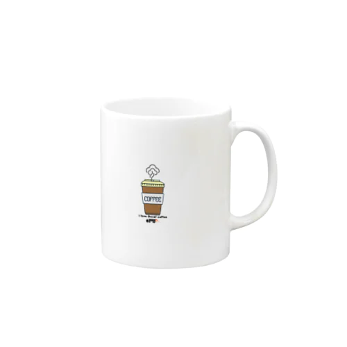 i love Decaf coffee(Logistics Runner) マグカップ