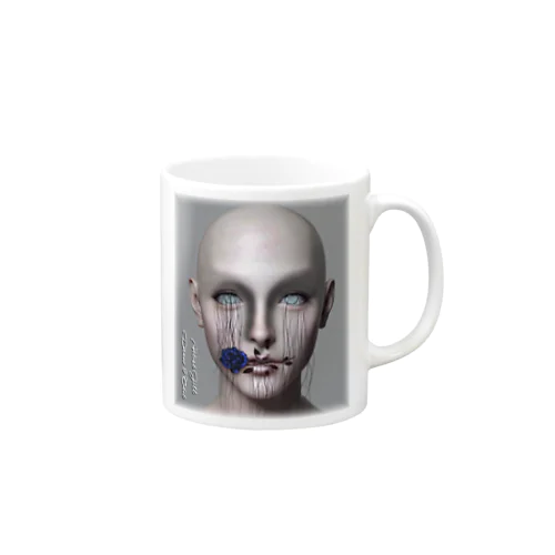 気味の悪い人形 Mug