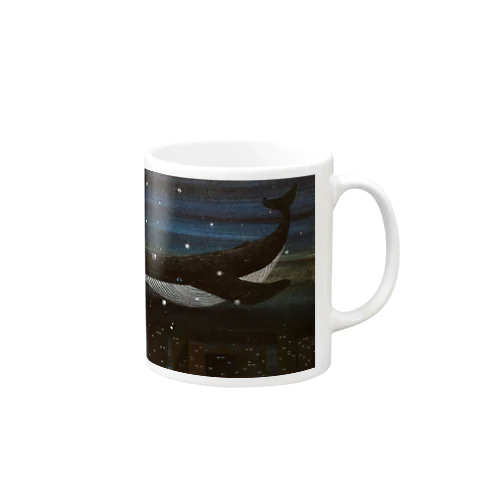 夜に浮かぶ鯨 Mug