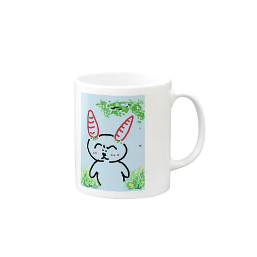 ニンジンウサギアルファ君 Mug