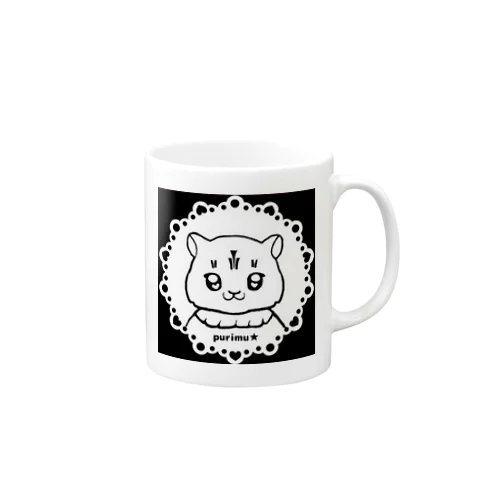 虹音プリム(モノトーン(*^^*)) Mug