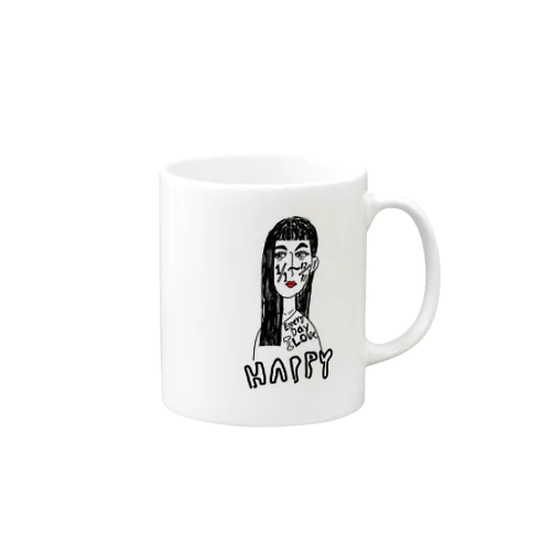 evergday happy woman Mug