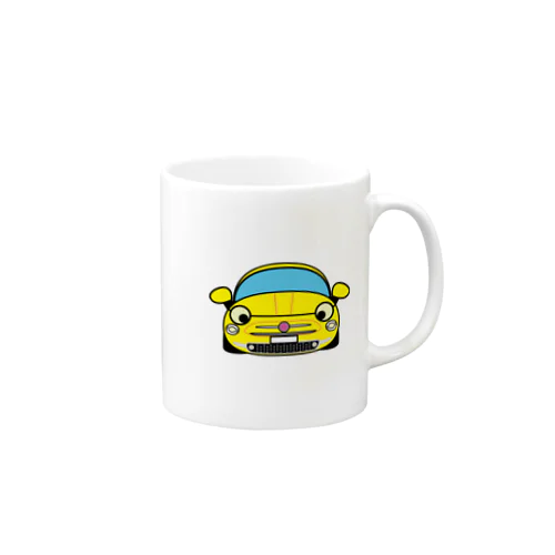 黄色カー Mug