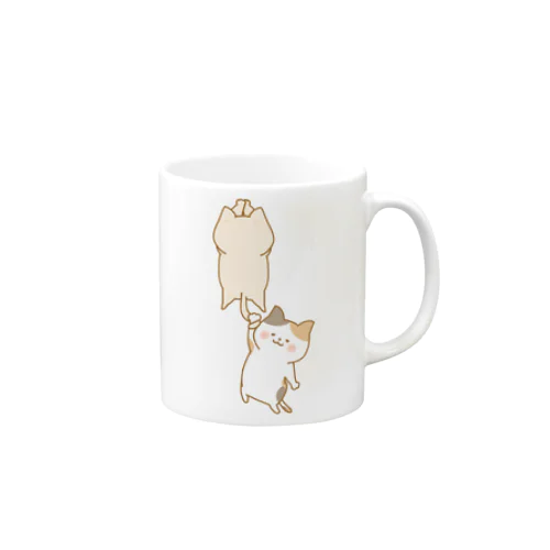 ぶら下がり猫さん Mug