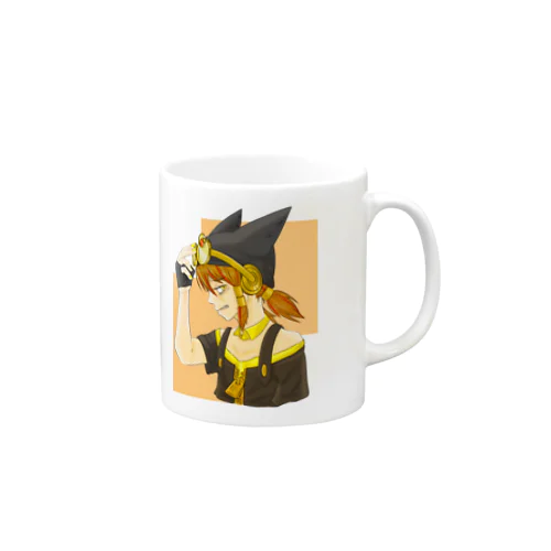 気だるげな猫耳女子 Mug