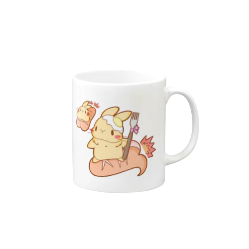 うさぎとウインナー Mug