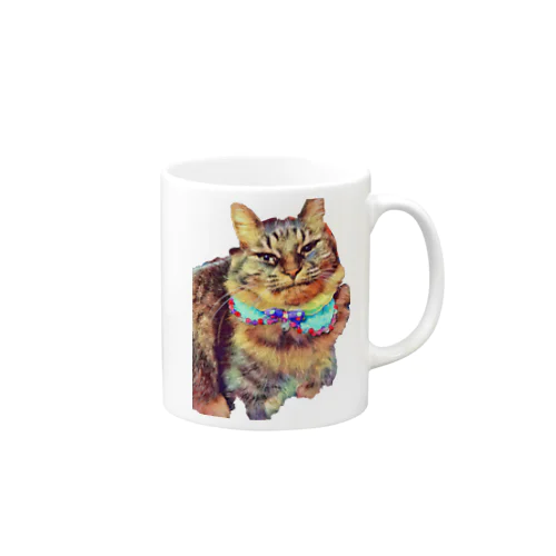 猫の月見ちゃん Mug