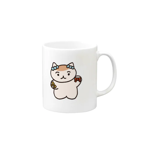 リボンねこ Mug