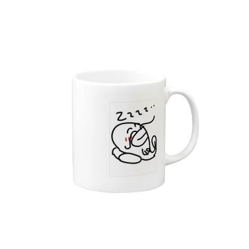 ナマズすやすや Mug