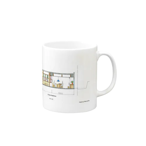 Colorful Section Mug