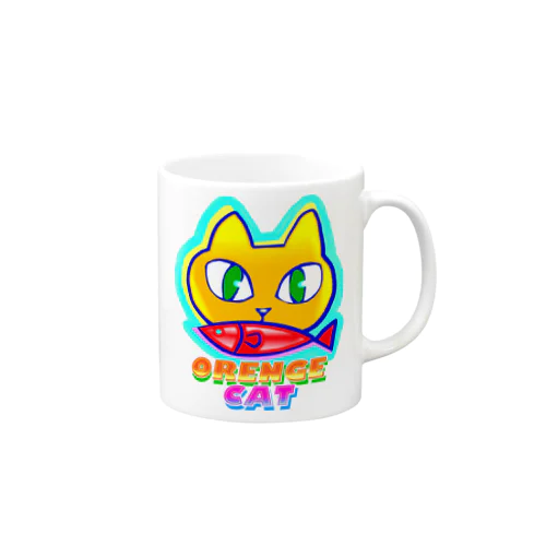 🍊🐈 オレンジキャット🍊🐈　ライト Mug