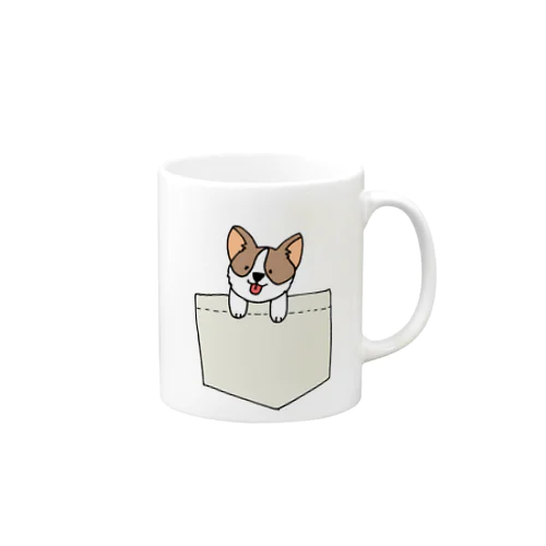 ポケットからこんにちわ Mug