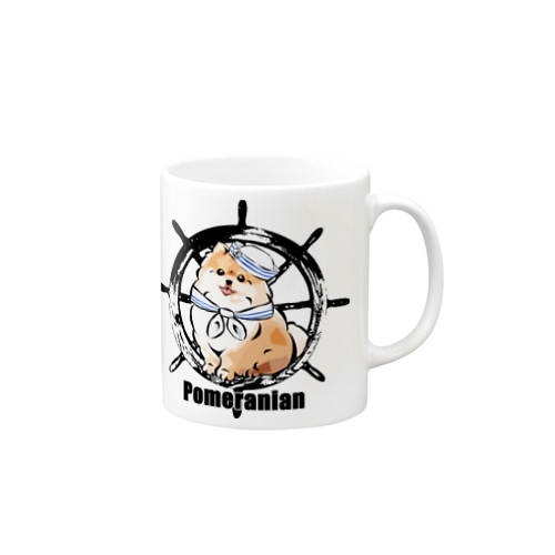 マリンだワン！　ポメラニアン Mug