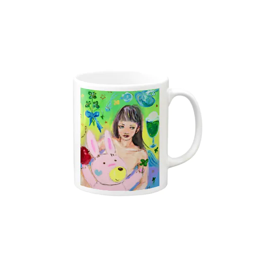 HAPPYガール Mug