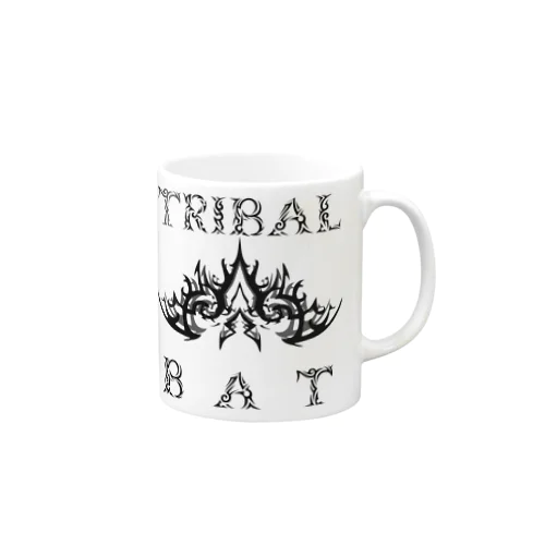 TRIBAL☆BAT LAYERED BLK Mug