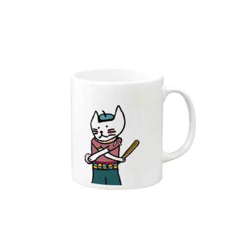 Neconeko ベースボール Mug