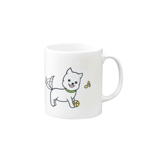 ボールで遊ぶマオくん Mug