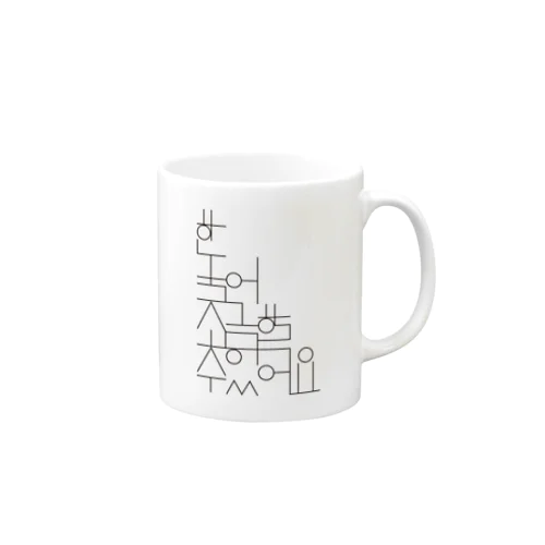 韓国語少し話せます（黒） Mug