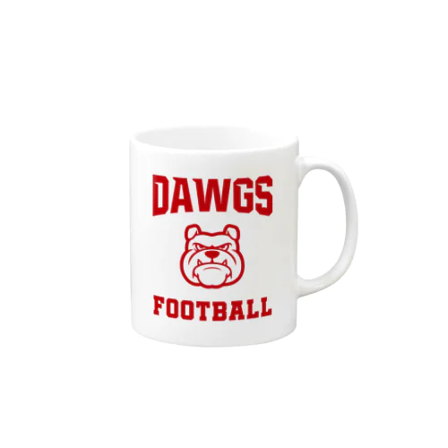 DAWGS_RED マグカップ