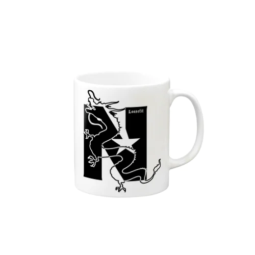 ルーズフィットNのぼり龍 Mug