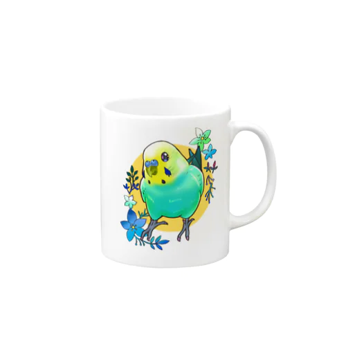 セキセイインコ空色 Mug