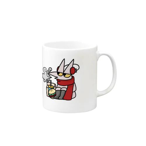 灰色吐息くん Mug