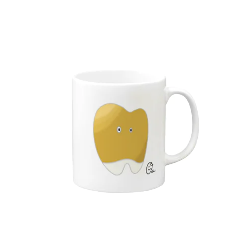 金のカブせもの Mug