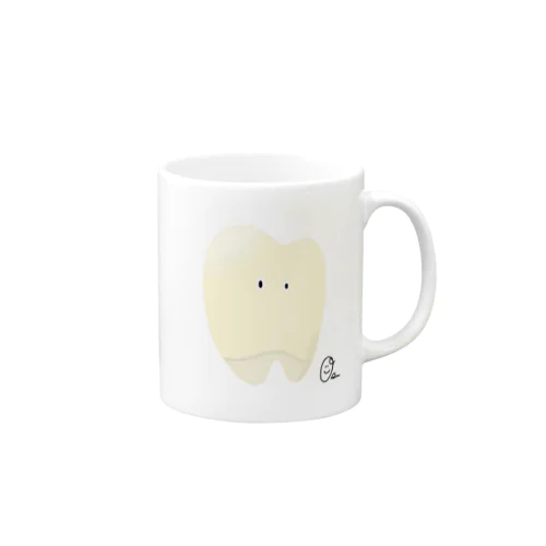 白いカブせもの Mug