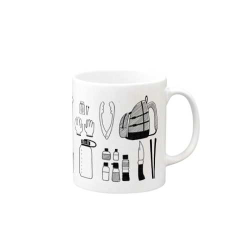 キャンプの道具A´ Mug