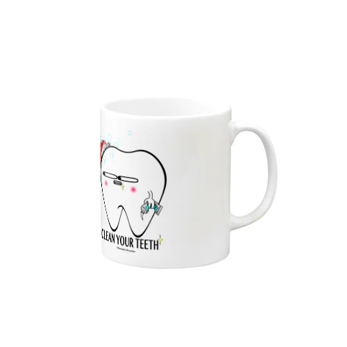 Toothくん　歯磨き Mug