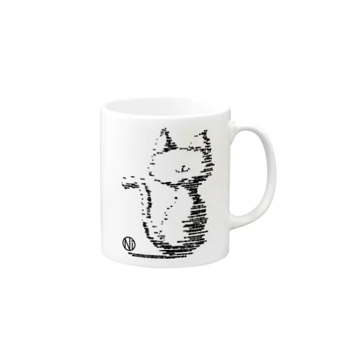 ねこNiコ(ナチュラル) Mug