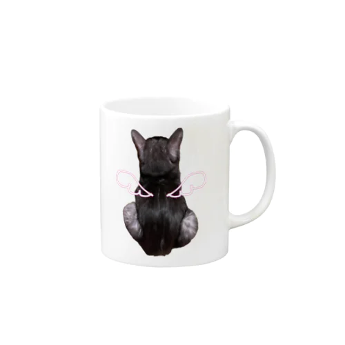 天使のバックショットねこ Mug