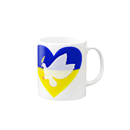 Pray For Peace ウクライナ応援 Mug