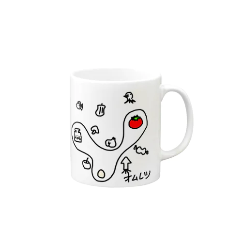 ふわふわオムレツ Mug