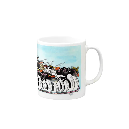 ペンギンの背比べ Mug