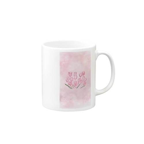 ピンクのチューリップ Mug