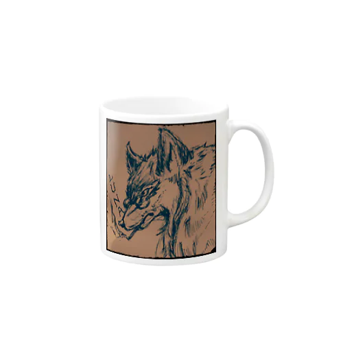 灰の狼【LUNA 】 Mug