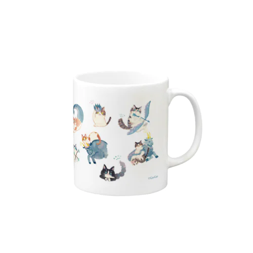 猫と星座（全員集合） Mug