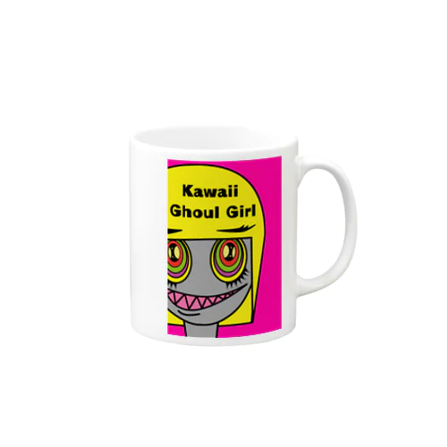 グールーのスー子さん（Kawaii Ghoul Girl） マグカップ