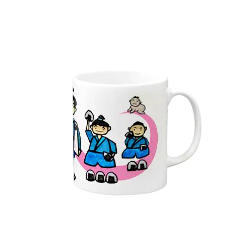 切り絵シリーズ【日本昔ばなし】桃太郎▶︎その５ Mug