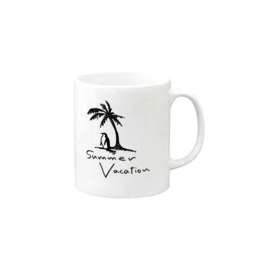 サマーバケーション　summer vacation ペンギンの夏休み Mug