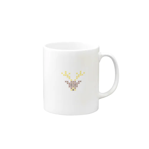 雄鹿 Cross-stitch Mug