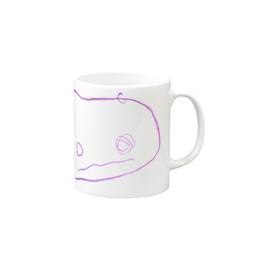 こどもの絵　おばけねこちゃんのかばん Mug