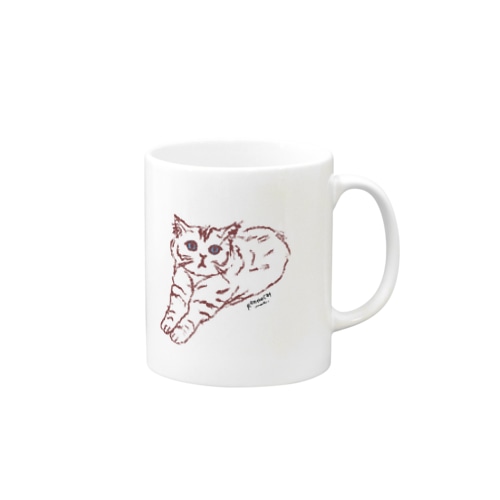 REN the CAT - gros Mug