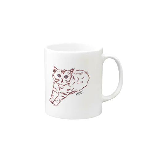 REN the CAT - gros Mug