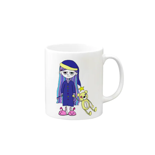 ネムミちゃんの寝る準備 Mug